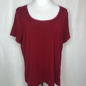 Basic Burgundy Tee
